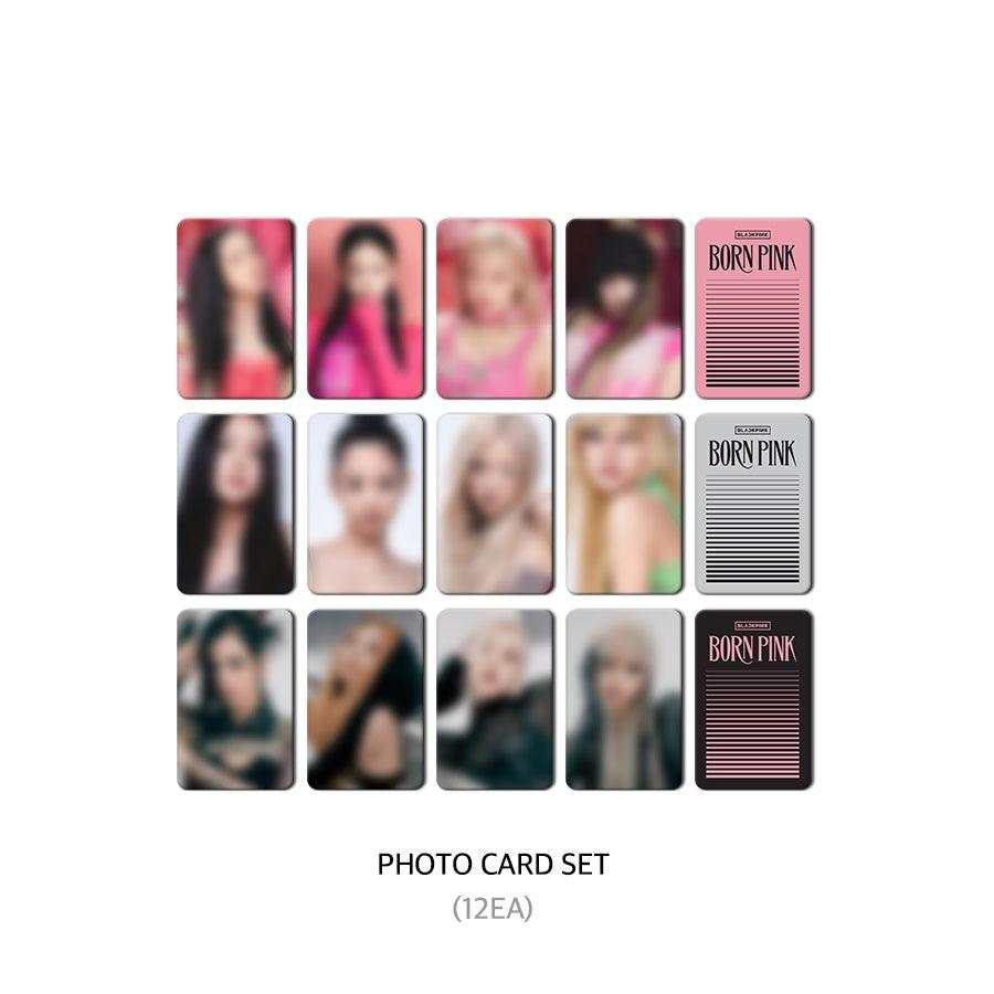 Bộ BLACKPINK Born Pink Tour Lyrics Card And Photo Card Set - Kallos Vietnam