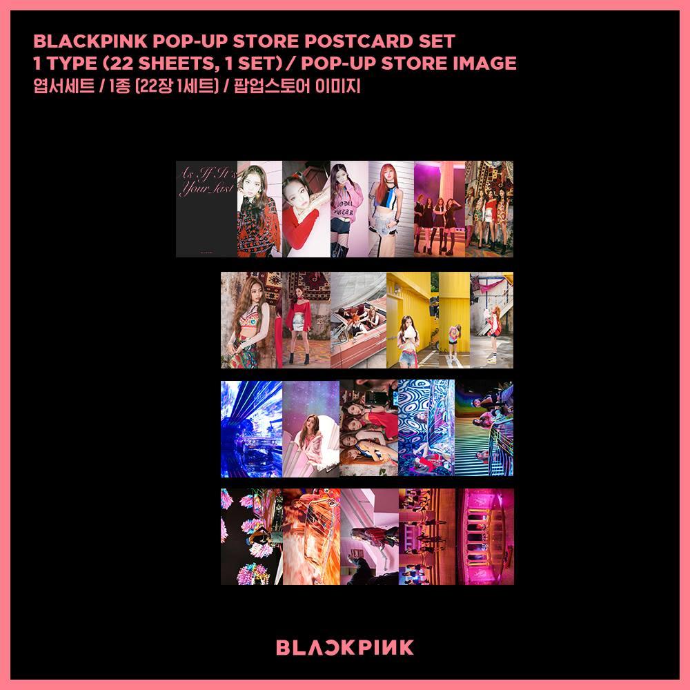 Bưu Thiếp BLACKPINK Pop Up Store Postcard Set - Kallos Vietnam