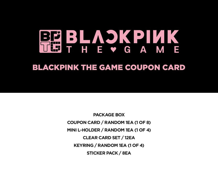 Thẻ Trò Chơi BLACKPINK The Game Coupon Card - Kallos Vietnam