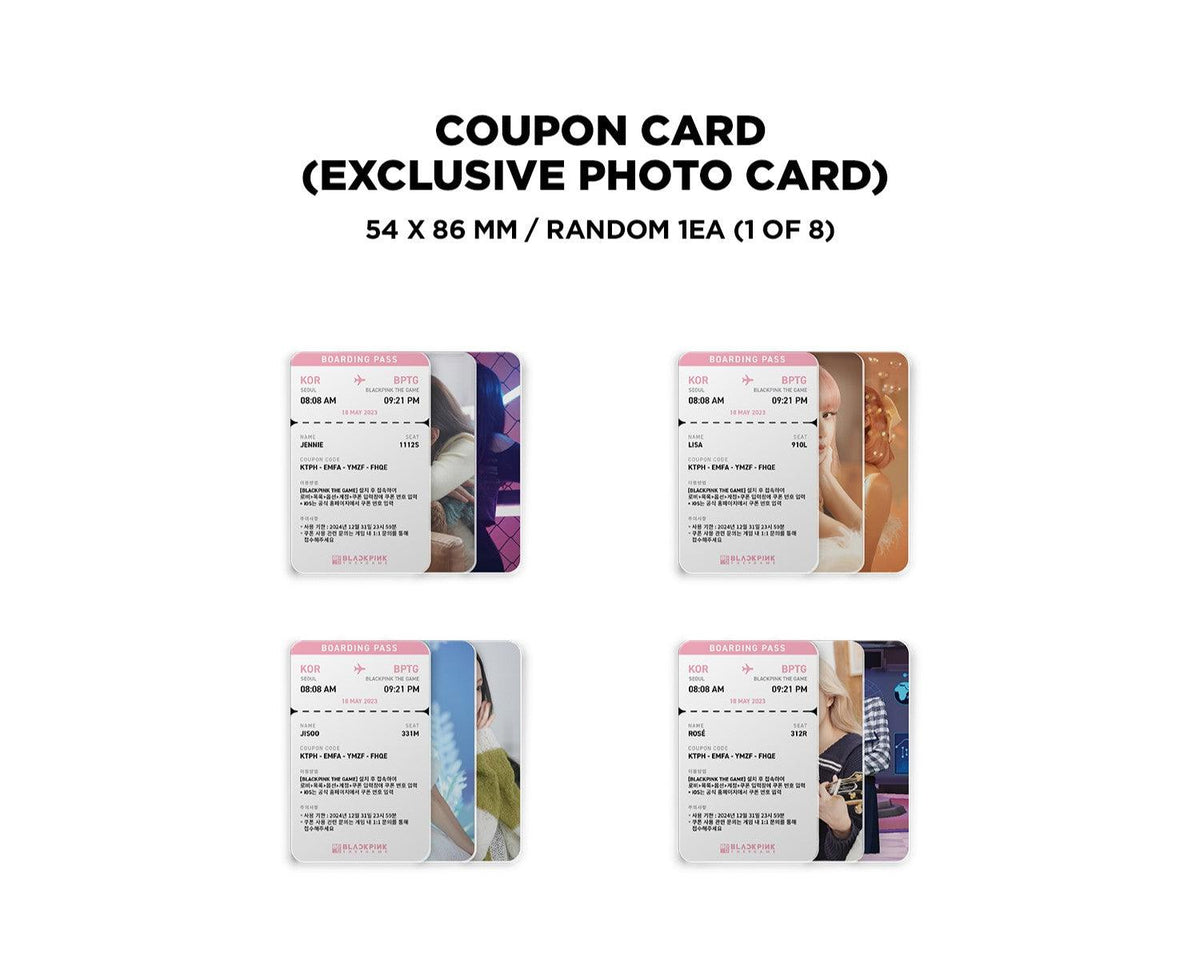 Thẻ Trò Chơi BLACKPINK The Game Coupon Card - Kallos Vietnam