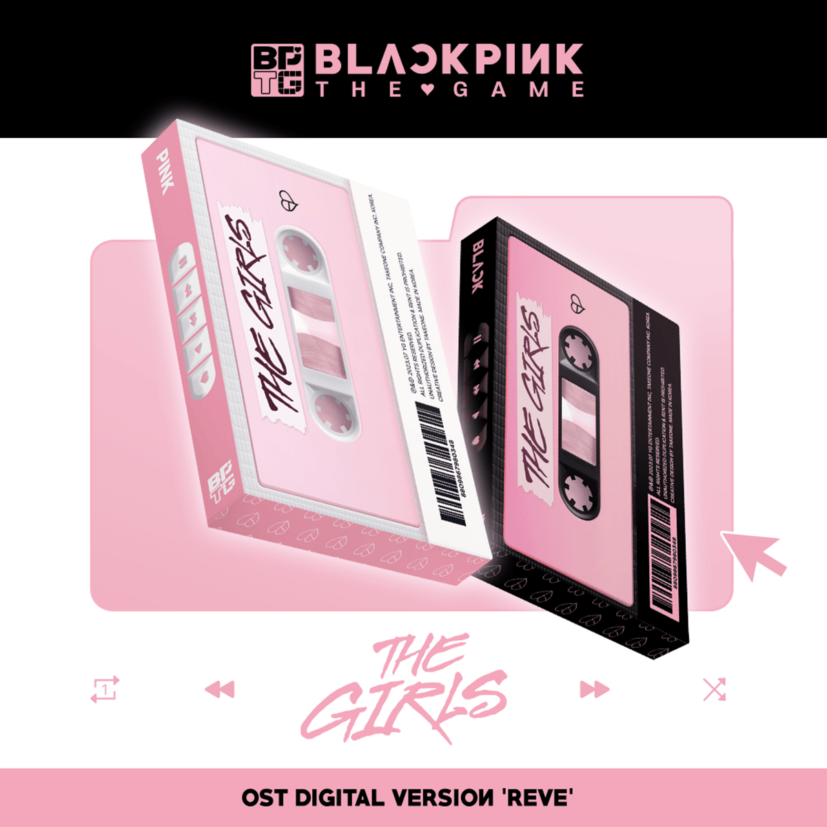 Bộ Trò Chơi BLACKPINK The Game OST THE GIRLS Reve Ver - Kallos Vietnam