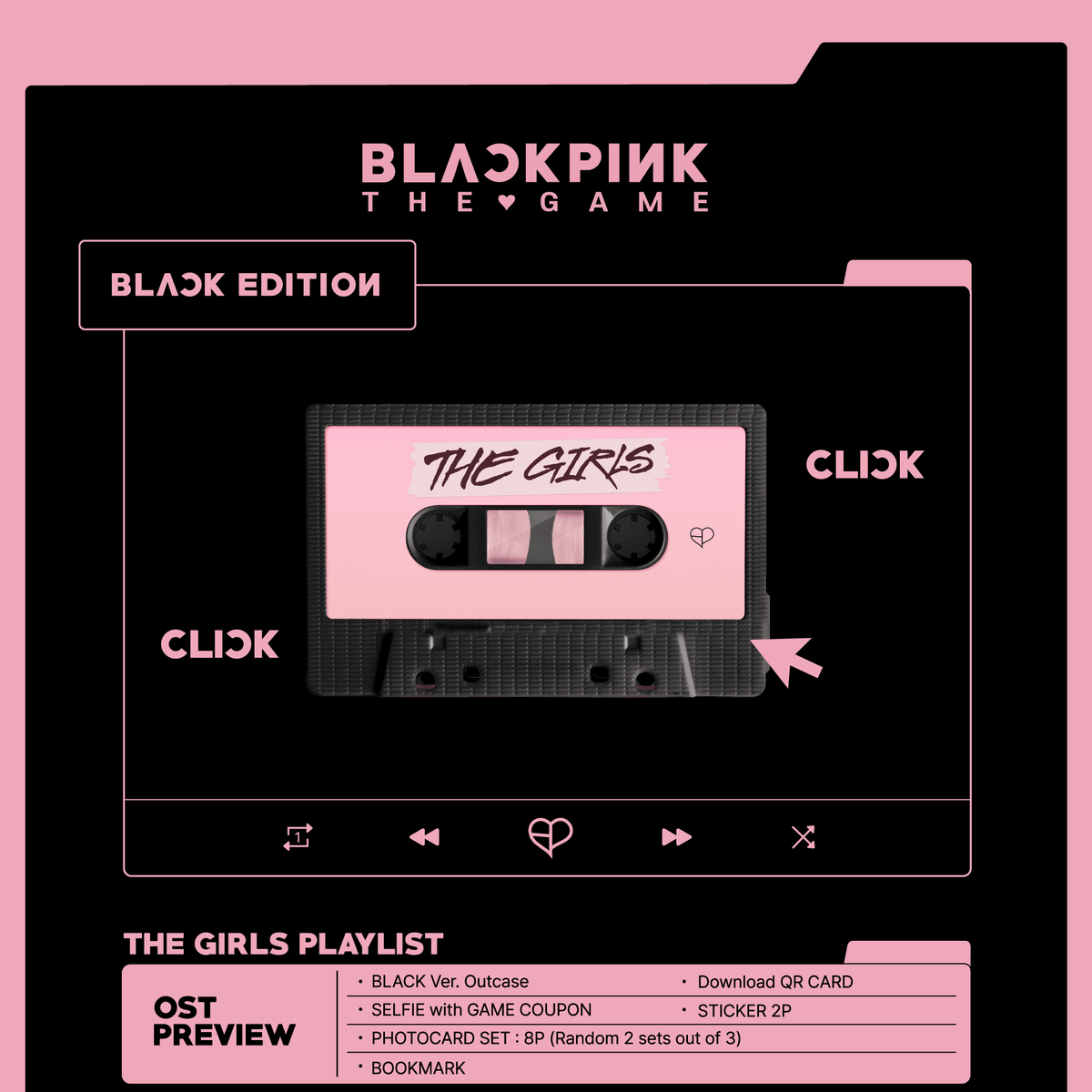 Bộ Trò Chơi BLACKPINK The Game OST THE GIRLS Reve Ver - Kallos Vietnam