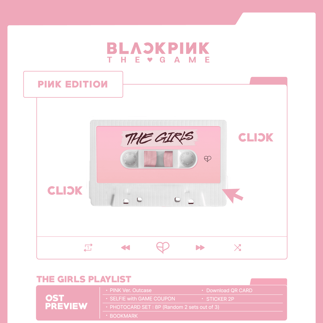 Bộ Trò Chơi BLACKPINK The Game OST THE GIRLS Reve Ver - Kallos Vietnam