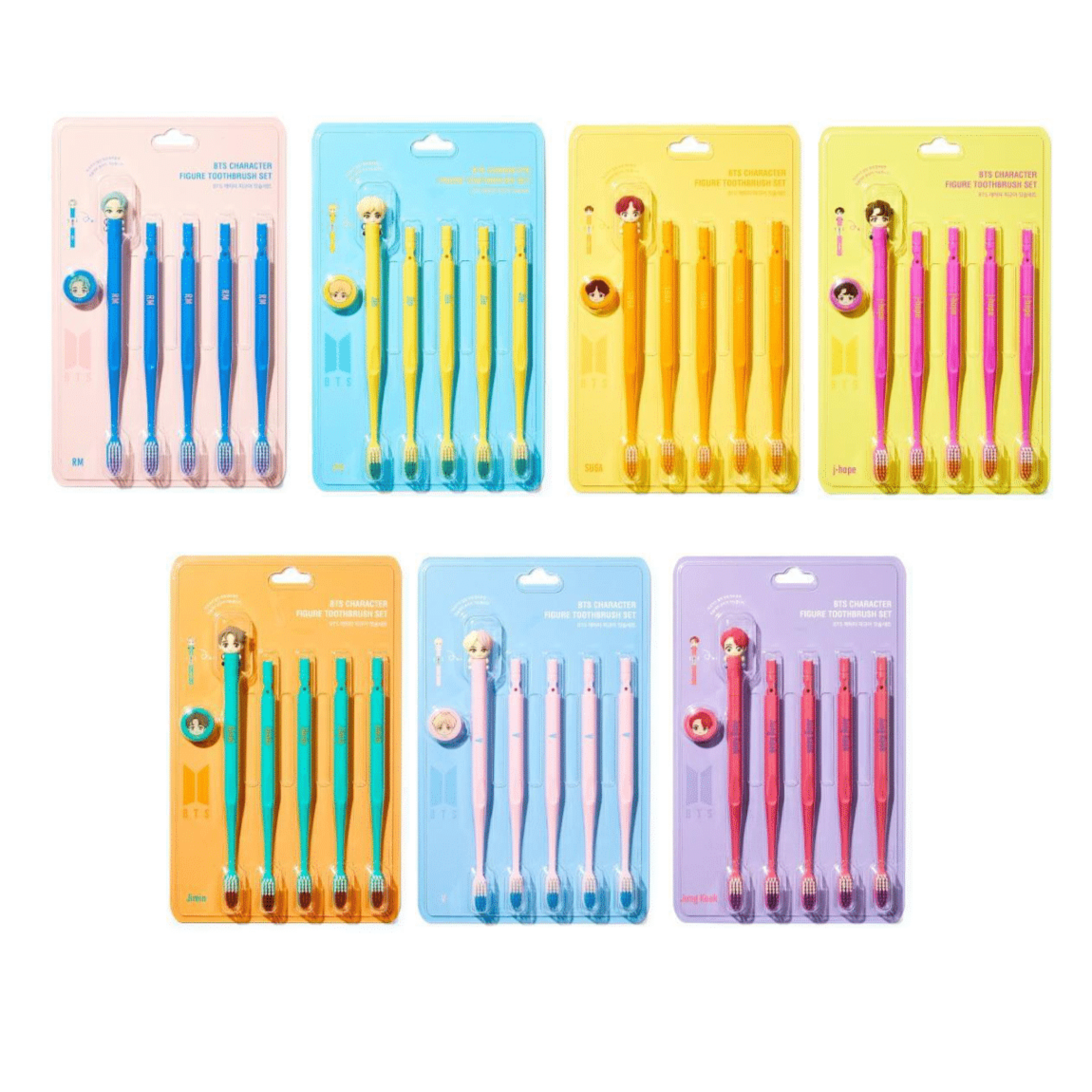 Bàn Chải Đánh Răng BTS Character Figure Toothbrush - Kallos Vietnam