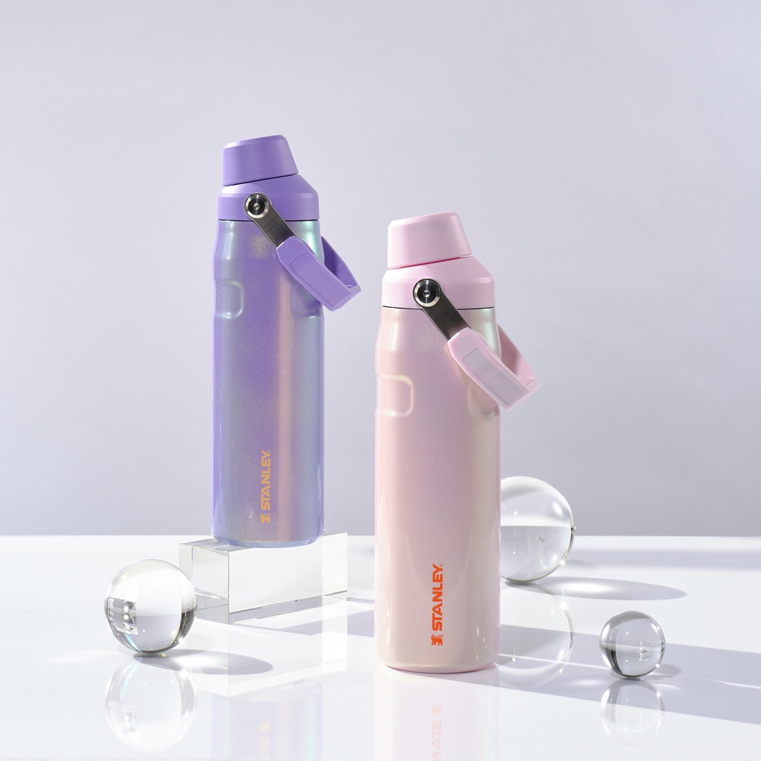 Bình Nước STANLEY IceFlow AeroLight Fast Flow Lid Tumbler #Rose Petal Shimmer - Kallos Vietnam