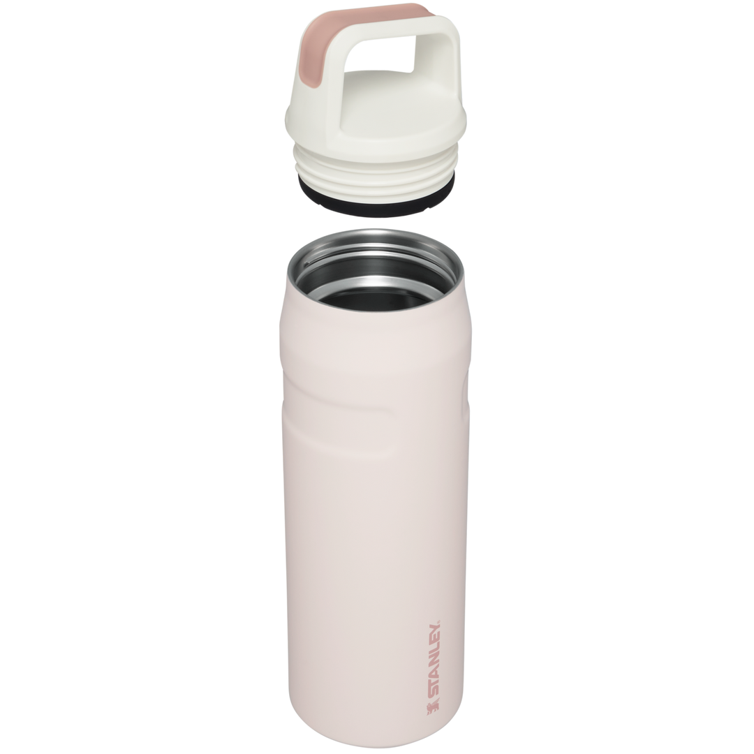 Binh Nuoc Stanley IceFlow Aerolite Cap And Carry + Lid Tumbler #Rose Quartz Glimmer - Kallos Vietnam