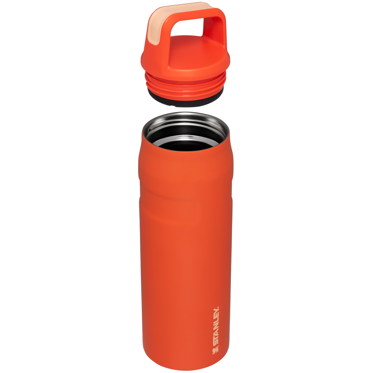 Binh Nuoc Stanley IceFlow Aerolite Cap And Carry + Lid Tumbler #Tigerlily Orange - Kallos Vietnam
