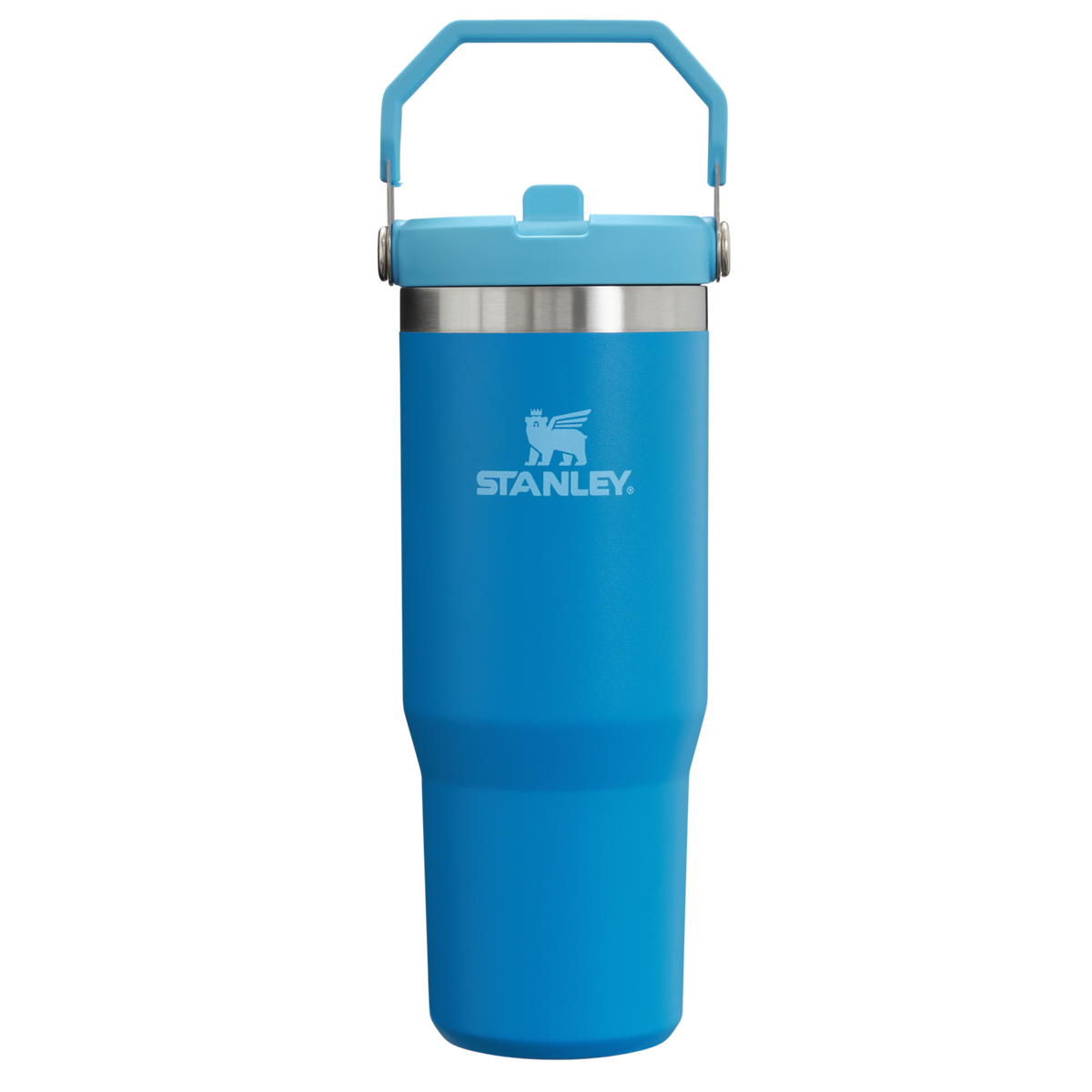 Binh Nuoc Stanley IceFlow Flip Straw Tumbler #Azure Blue - Kallos Vietnam