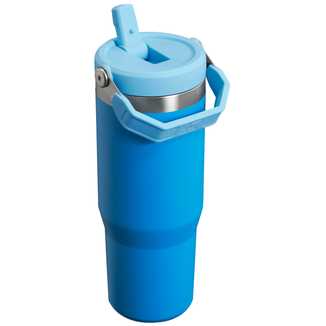 Binh Nuoc Stanley IceFlow Flip Straw Tumbler #Azure Blue - Kallos Vietnam