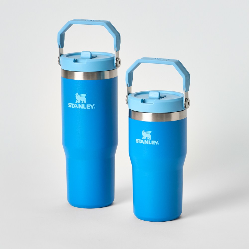 Binh Nuoc Stanley IceFlow Flip Straw Tumbler #Azure Blue - Kallos Vietnam