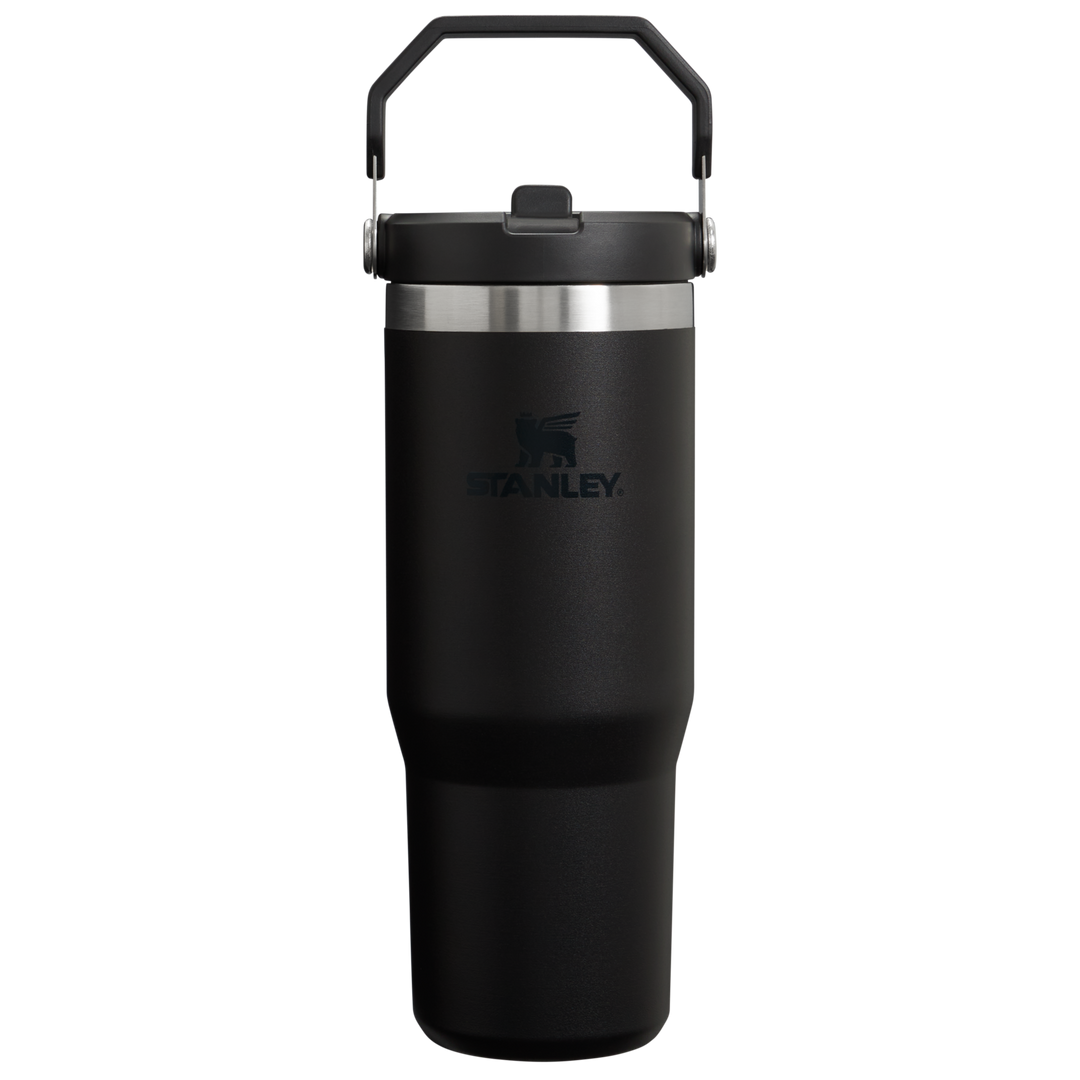 Binh Nuoc Stanley IceFlow Flip Straw Tumbler #Black - Kallos Vietnam