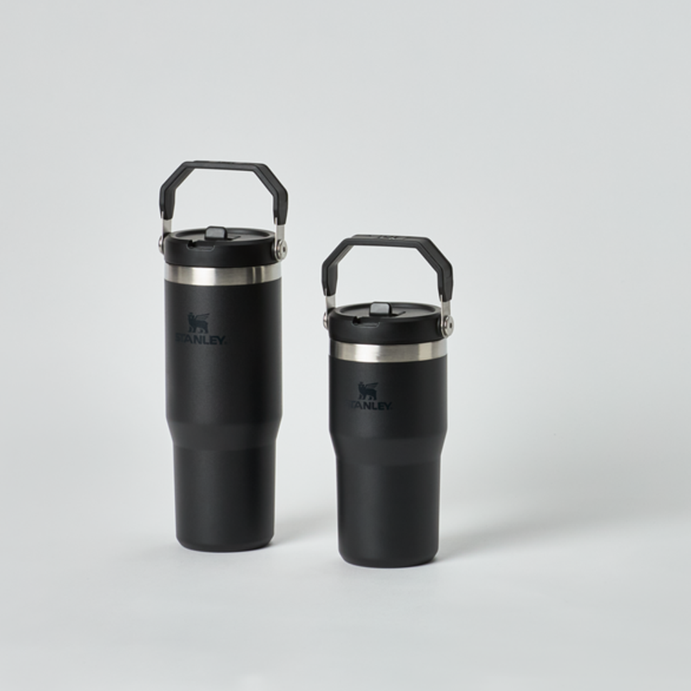 Binh Nuoc Stanley IceFlow Flip Straw Tumbler #Black - Kallos Vietnam