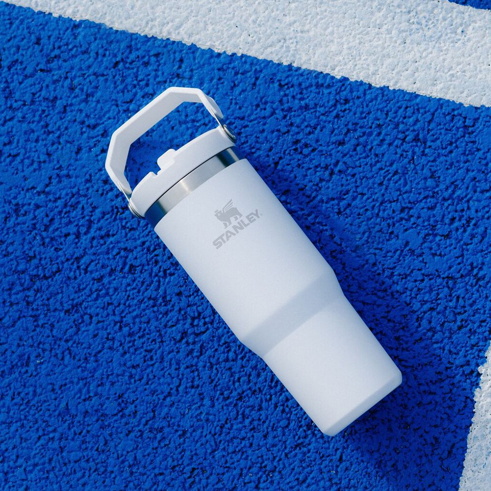 Binh Nuoc Stanley IceFlow Flip Straw Tumbler #Frost White - Kallos Vietnam