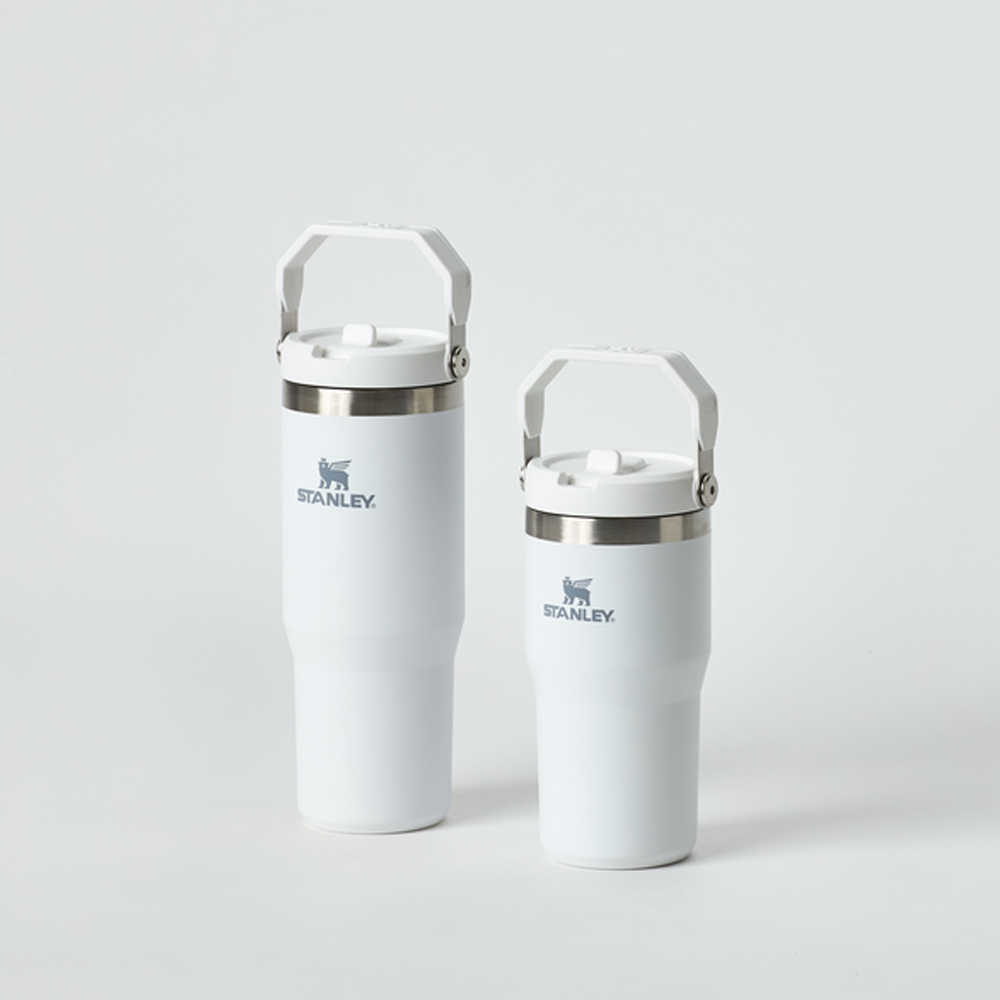 Binh Nuoc Stanley IceFlow Flip Straw Tumbler #Frost White - Kallos Vietnam