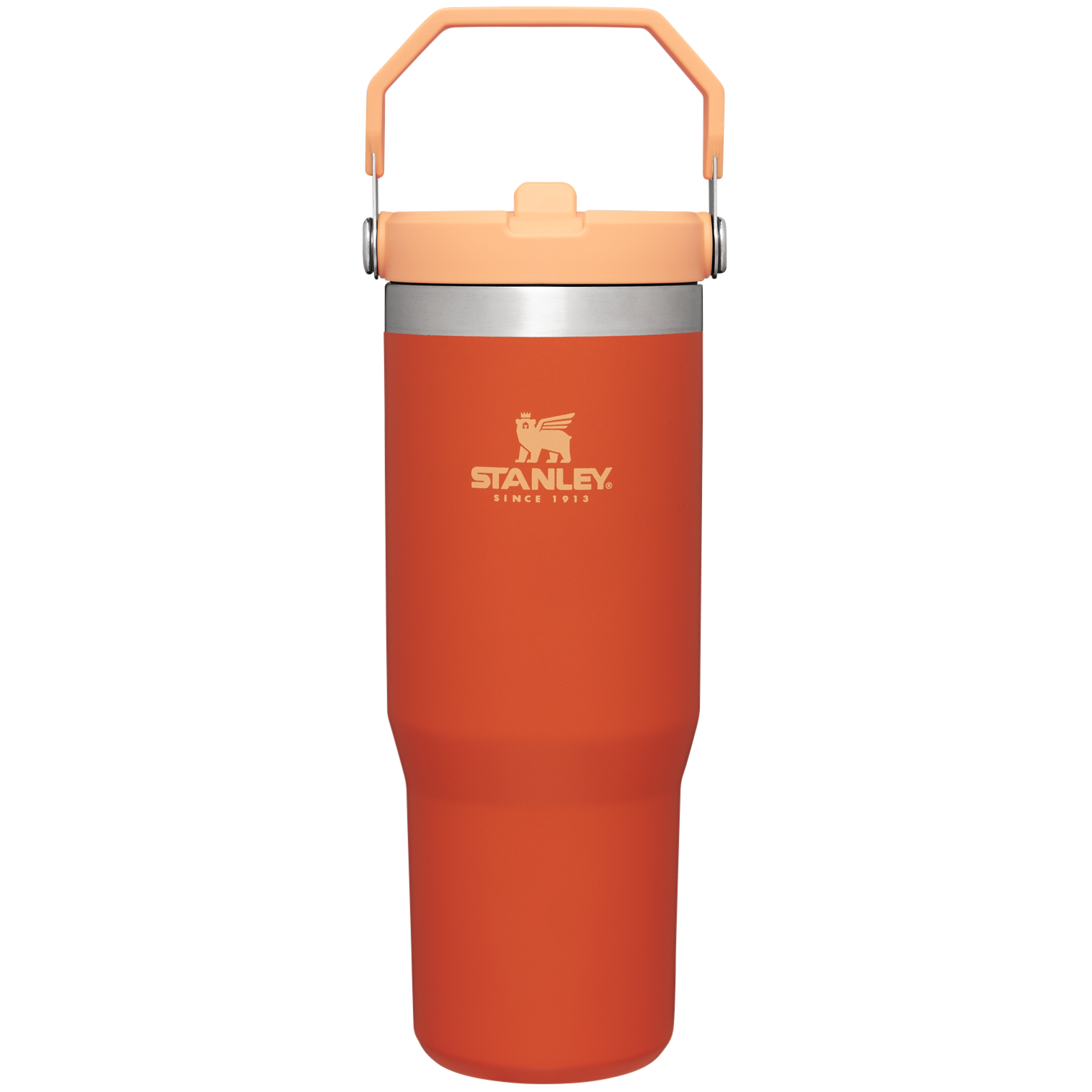 Binh Nuoc Stanley IceFlow Flip Straw Tumbler #Tigerlily Orange - Kallos Vietnam