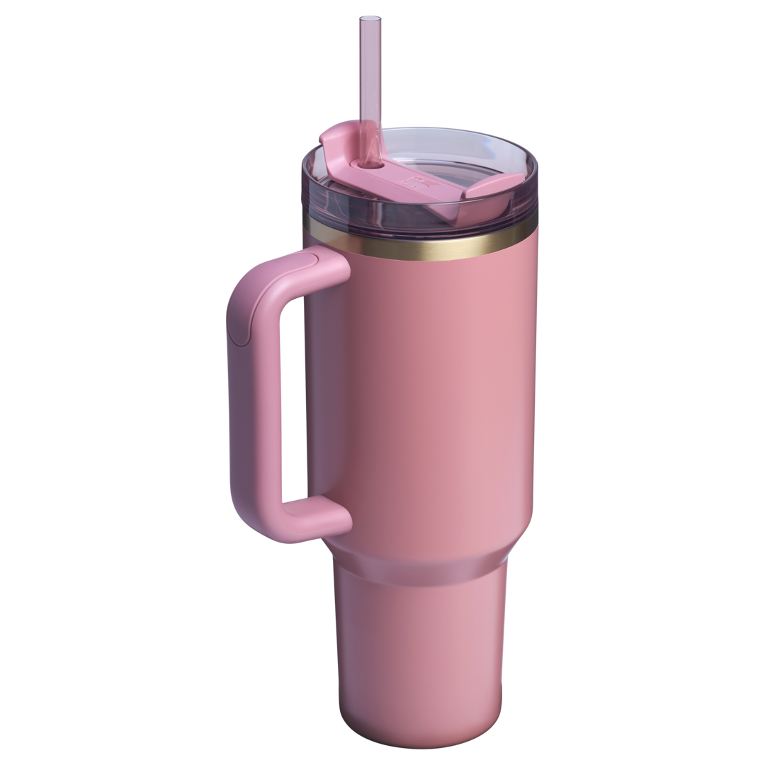Binh Nuoc Stanley Quencher H2.0 Flowstate Tumbler #Antique Pink - Kallos Vietnam