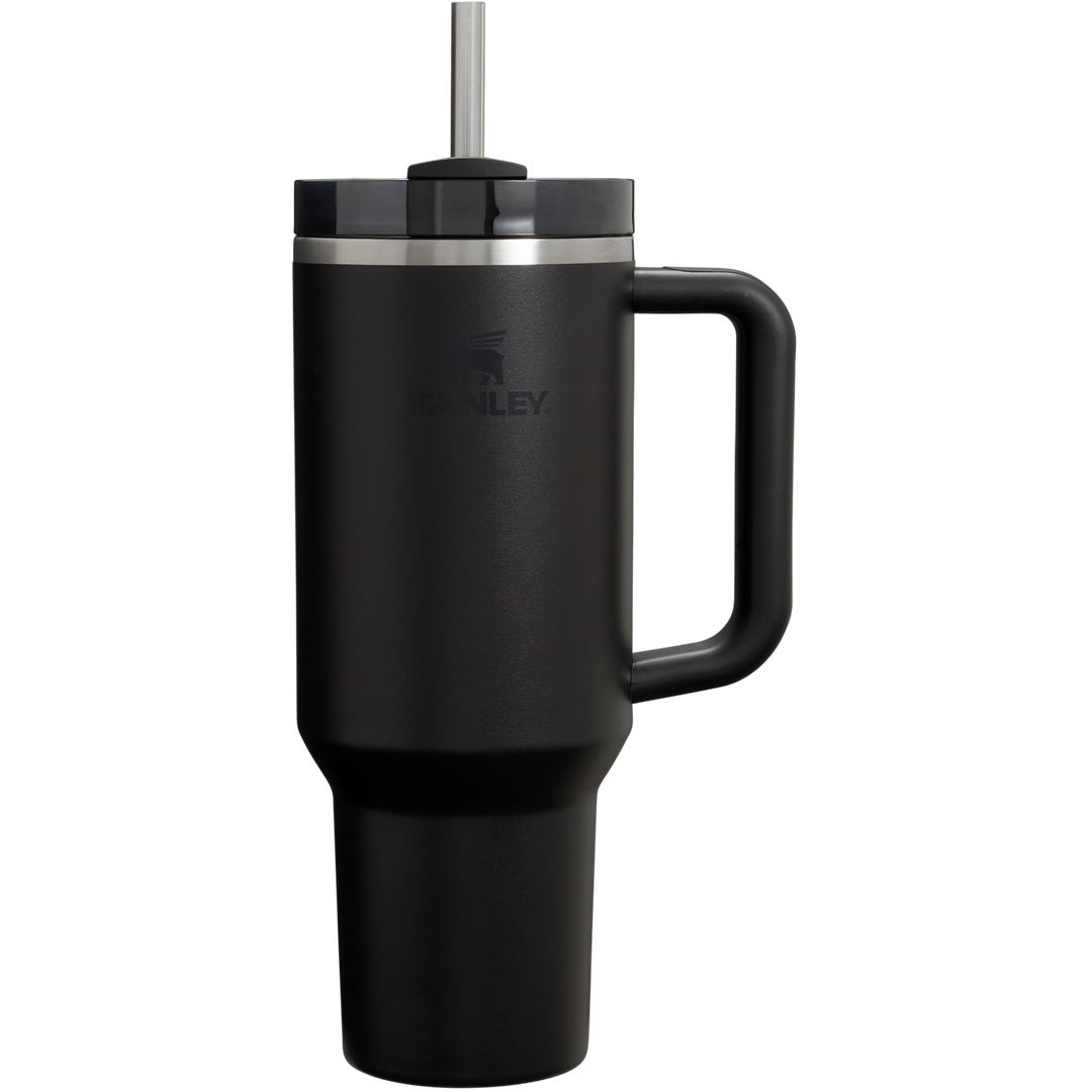Binh Nuoc Stanley Quencher H2.0 Flowstate Tumbler #Black - Kallos Vietnam