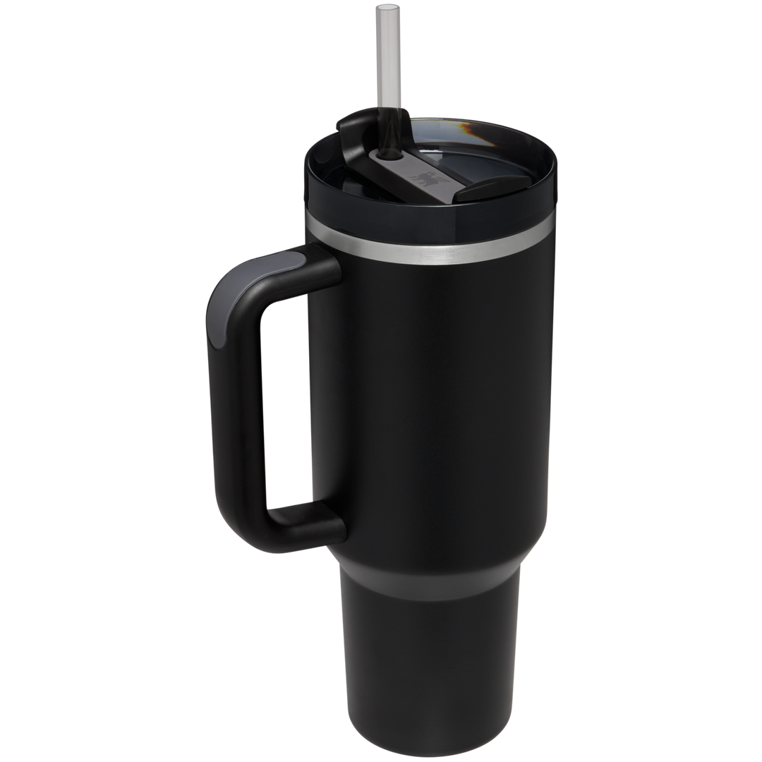Binh Nuoc Stanley Quencher H2.0 Flowstate Tumbler #Black - Kallos Vietnam