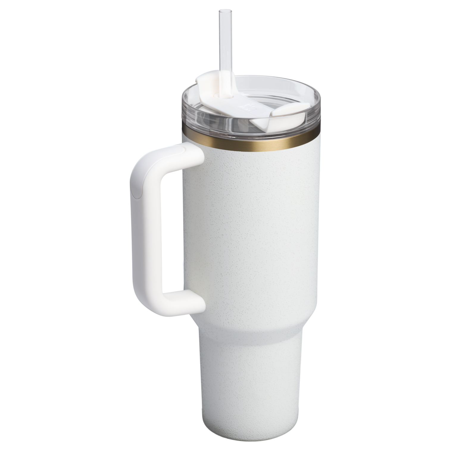 Binh Nuoc Stanley Quencher H2.0 Flowstate Tumbler #Cream Moon - Kallos Vietnam