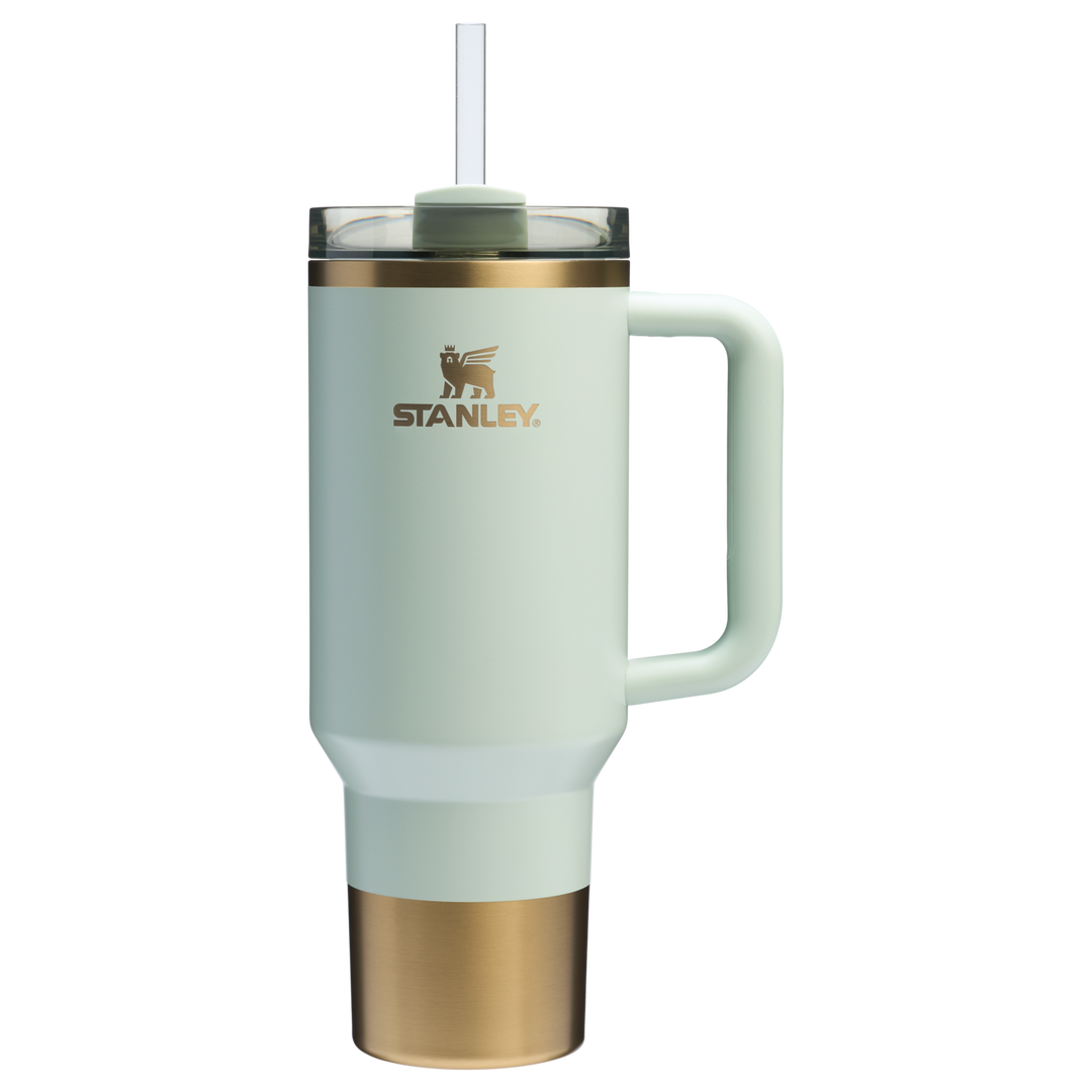 Binh Nuoc Stanley Quencher H2.0 Flowstate Tumbler #Gilded Celadon - Kallos Vietnam