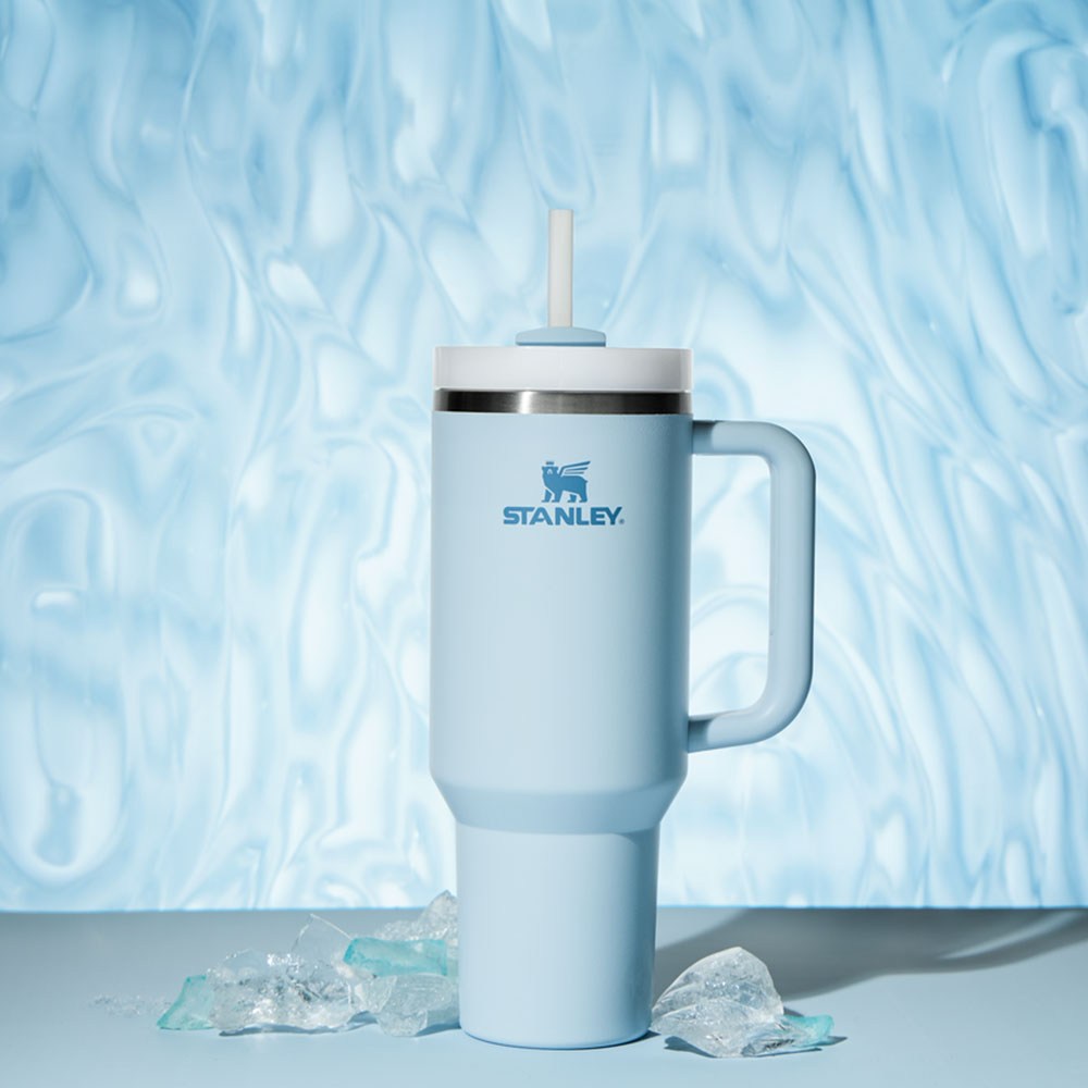 Binh Nuoc Stanley Quencher H2.0 Flowstate Tumbler #Glacier - Kallos Vietnam