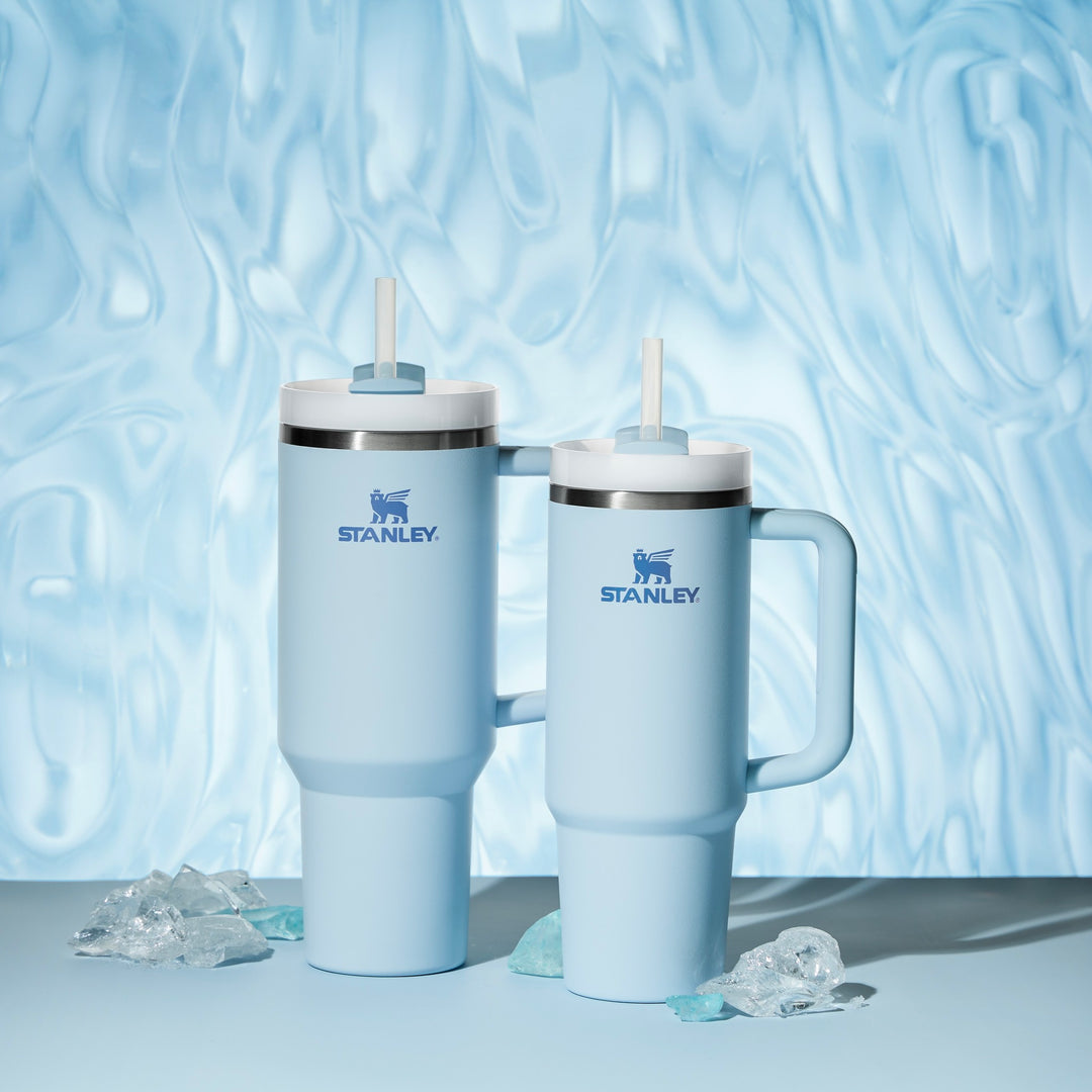 Binh Nuoc Stanley Quencher H2.0 Flowstate Tumbler #Glacier - Kallos Vietnam