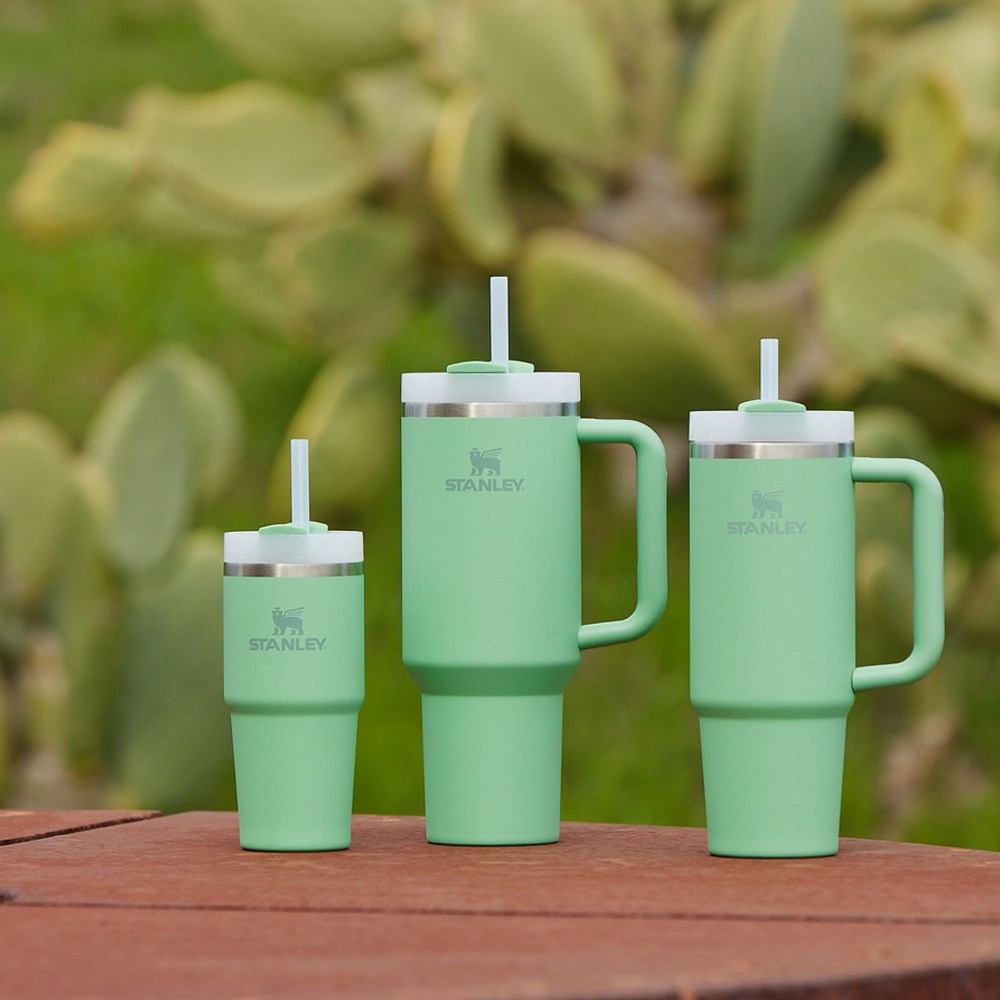 Binh Nuoc Stanley Quencher H2.0 Flowstate Tumbler #Jade Green - Kallos Vietnam