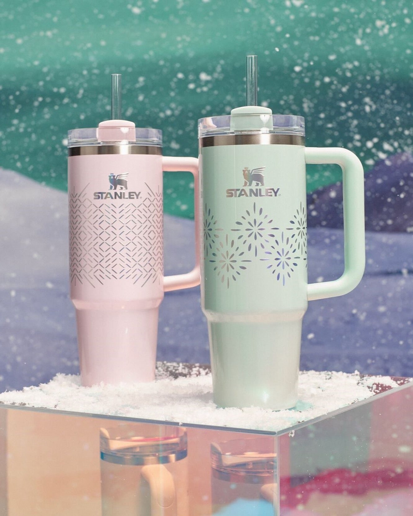 Bình Nước Stanley Quencher H2.0 Flowstate Tumbler #Pink Icicle Gloss - Kallos Vietnam