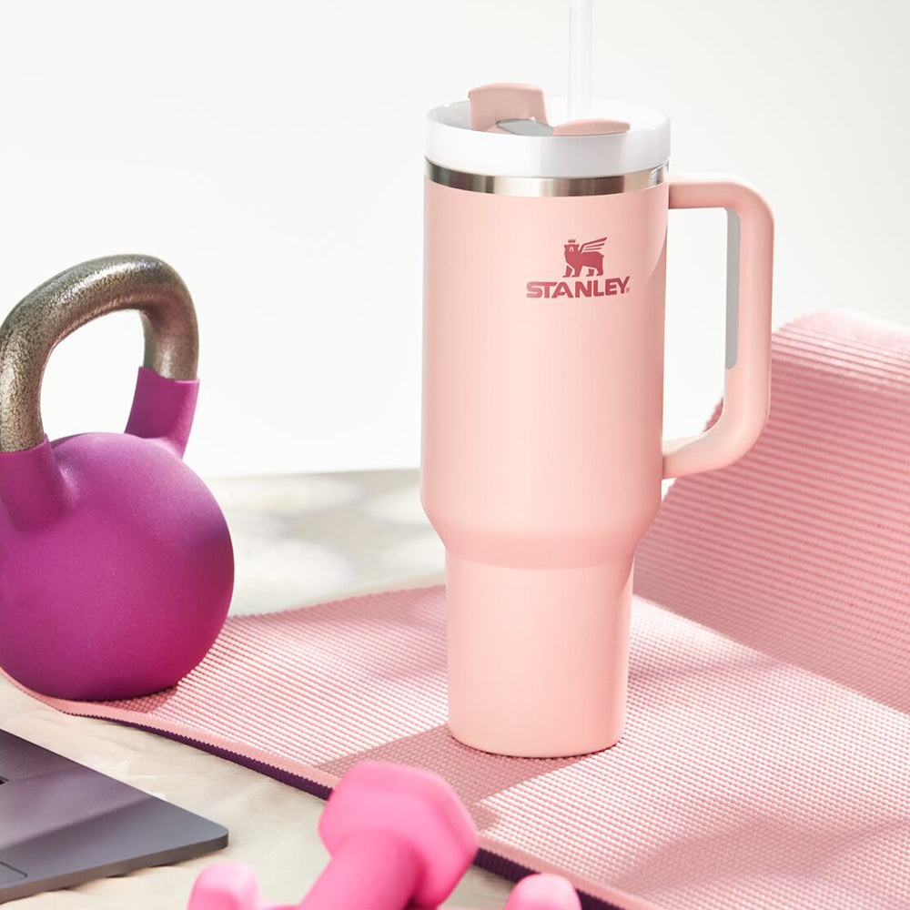 Binh Nuoc Stanley Quencher H2.0 Flowstate Tumbler #Rose Quartz 2.0 - Kallos Vietnam
