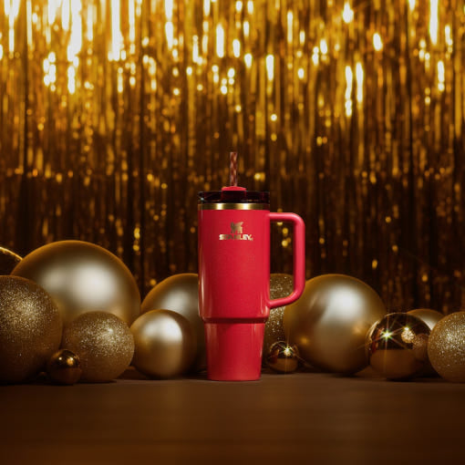 Bình Nước Stanley Quencher H2.0 Flowstate Tumbler #The Scarlet Tinsel - Kallos Vietnam