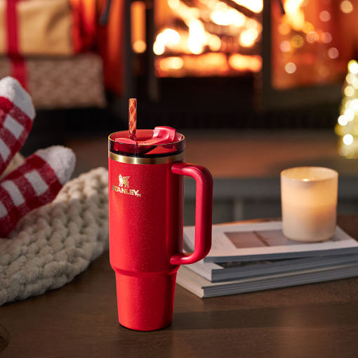 Bình Nước Stanley Quencher H2.0 Flowstate Tumbler #The Scarlet Tinsel - Kallos Vietnam