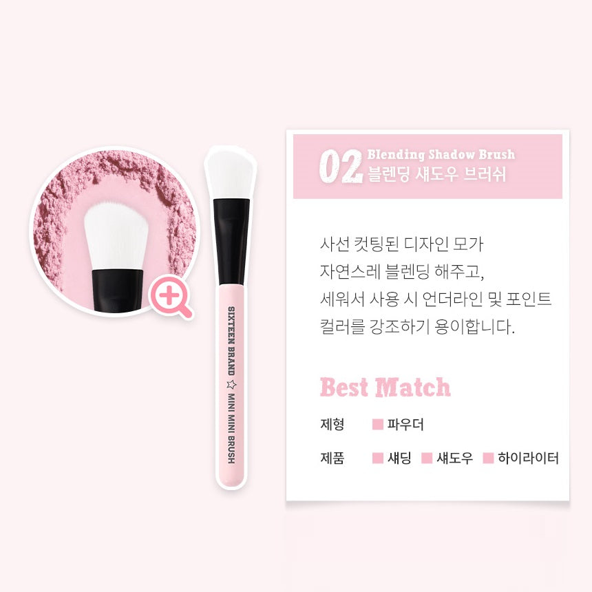 Bộ Cọ Trang Điểm 16 Brand Mini Mini Brush Kit - Kallos Vietnam