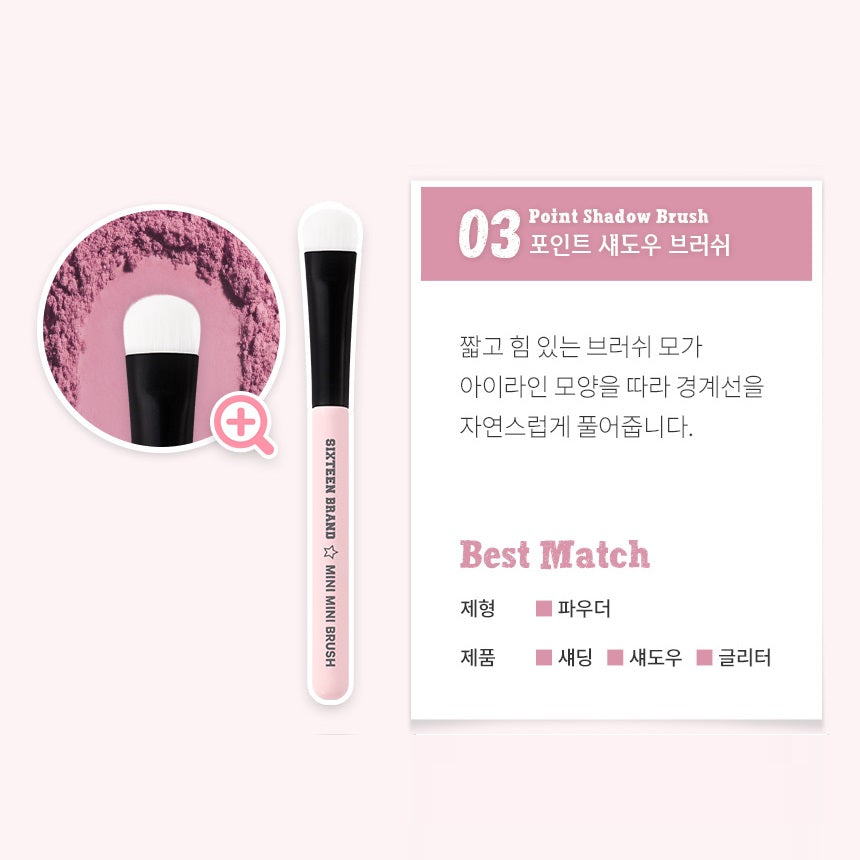 Bộ Cọ Trang Điểm 16 Brand Mini Mini Brush Kit - Kallos Vietnam