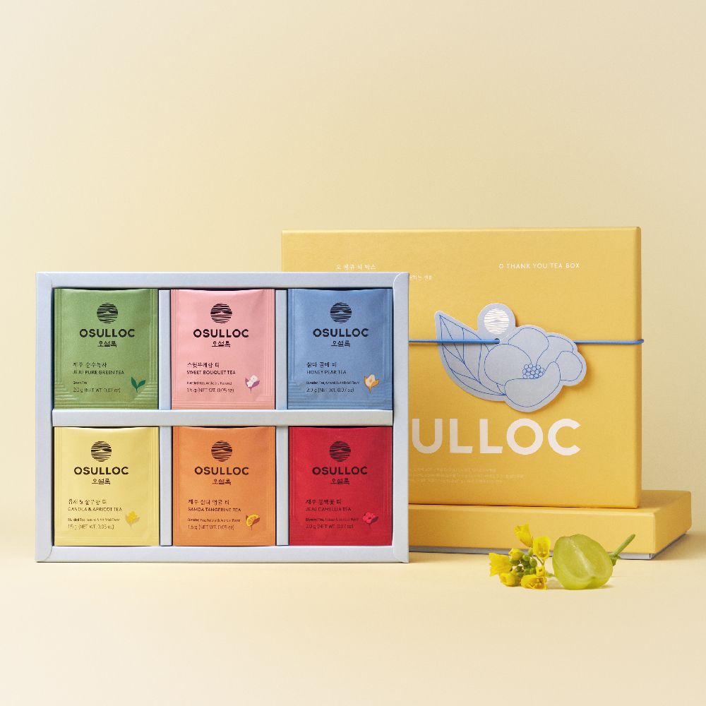 Bộ Quà Tặng Trà OSULLOC O Thank You Tea Box - Kallos Vietnam