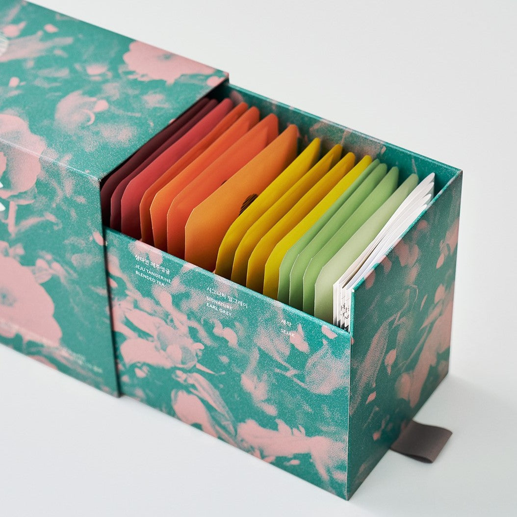 Bộ Quà Tặng Trà OSULLOC Tea Edition Camellia Set - Kallos Vietnam