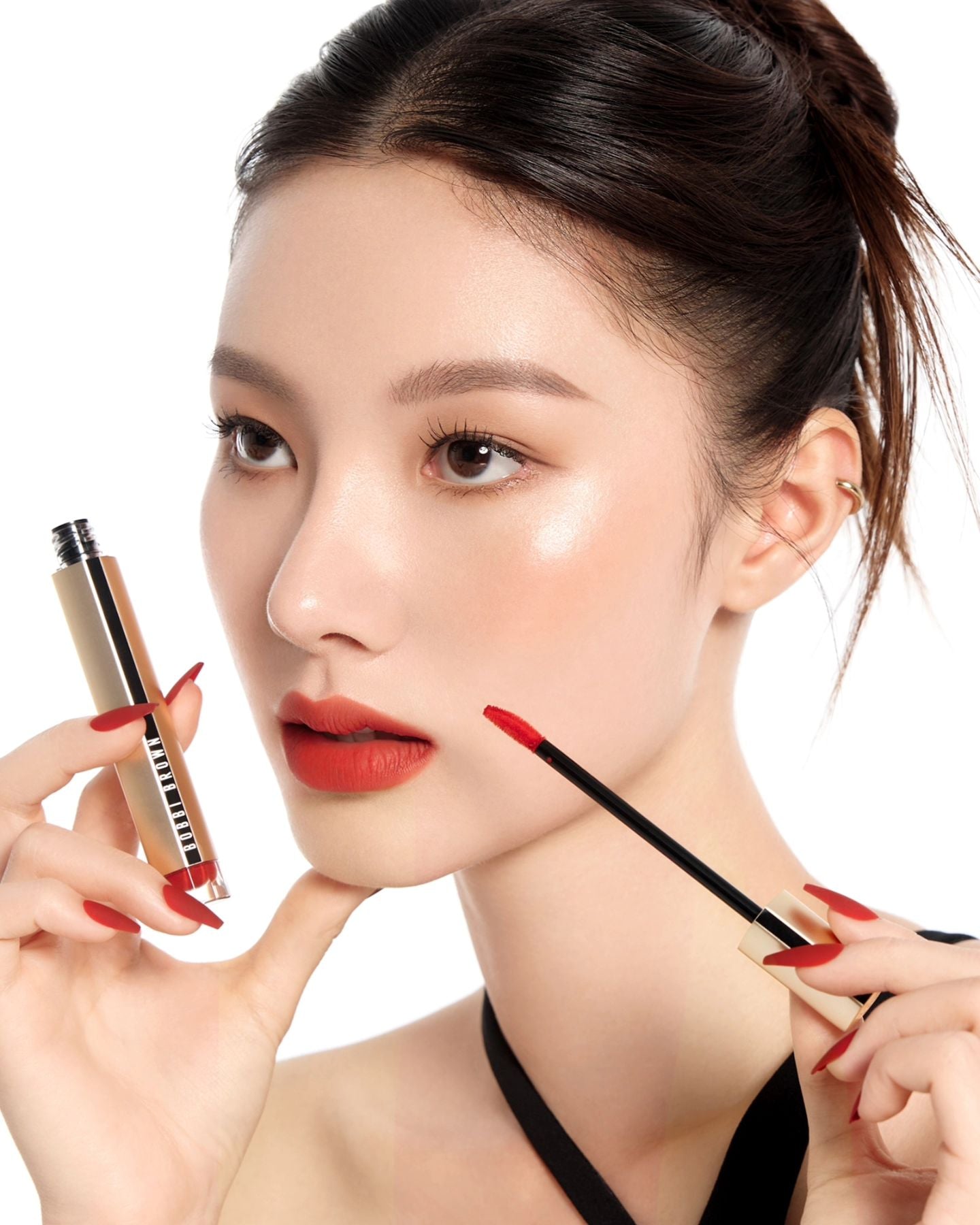 Son Bobbi Brown Luxe Matte #Claret - Burnt Red - Kallos Vietnam