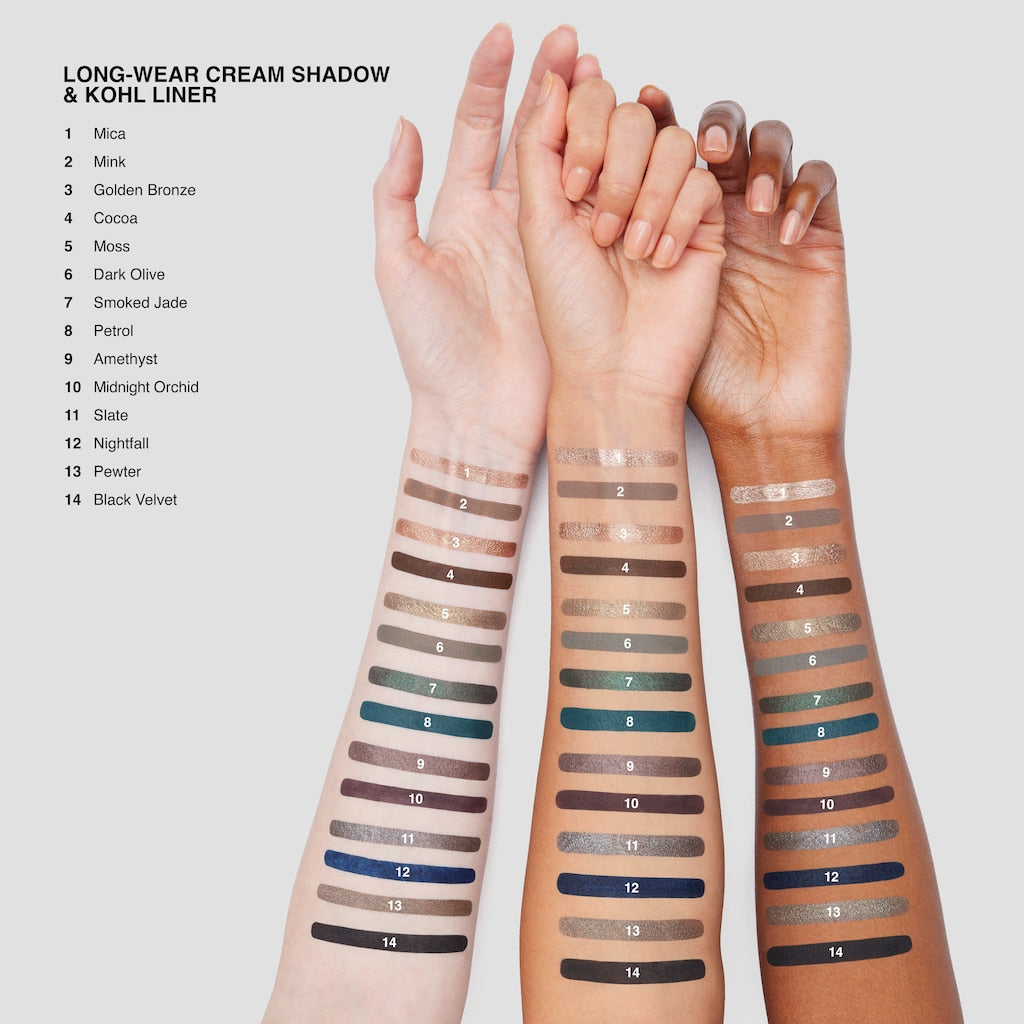 Bút Kẻ Phấn Mắt Bobbi Brown Long Wear Cream Shadow & Kohl Liner #Slate / Nightfall