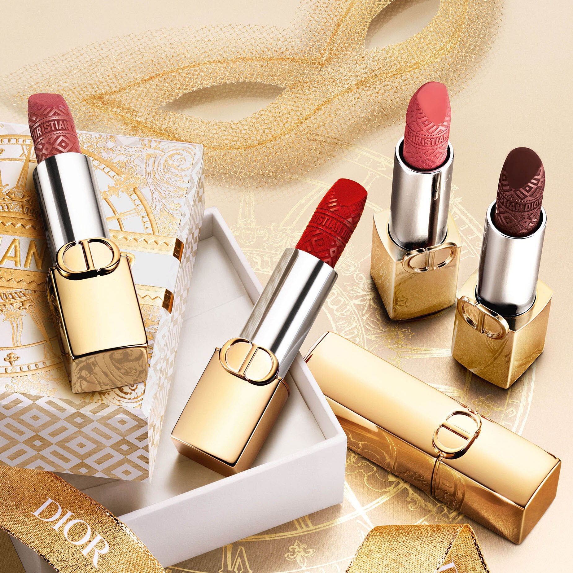 Son DIOR Rouge Dior - Holiday 2024 LTD #284 Rose Bavarde - Kallos Vietnam