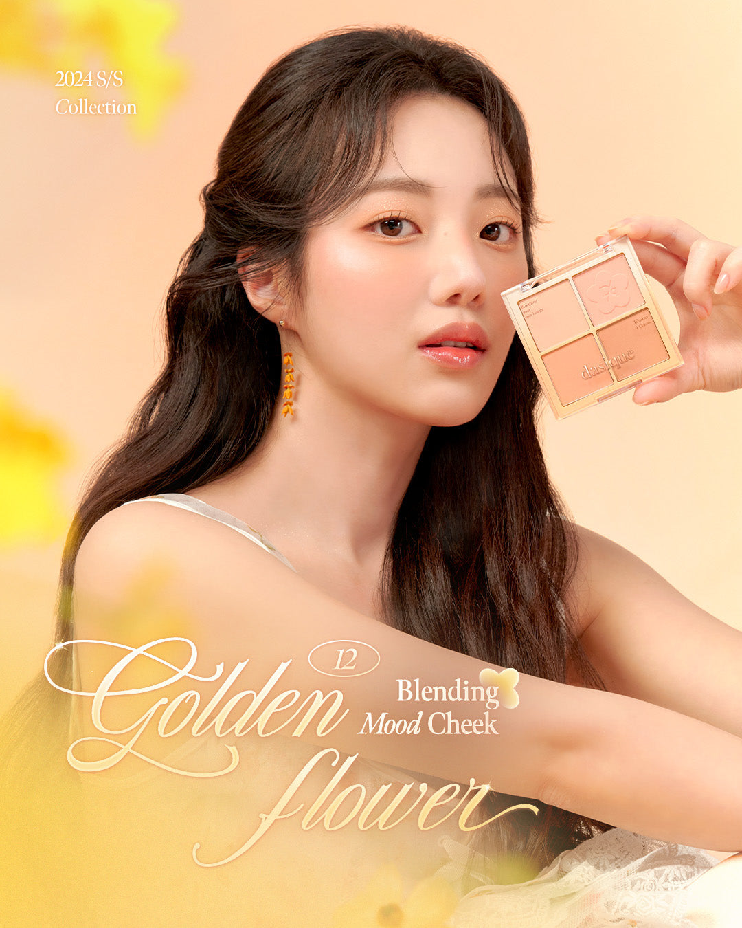 Phấn Má Hồng Dasique Blending Mood Cheek #12 Golden Flower - Kallos Vietnam