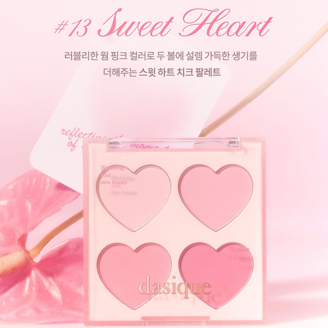 Phấn Má Hồng Dasique Blending Mood Cheek Sweet Heart - Kallos Vietnam