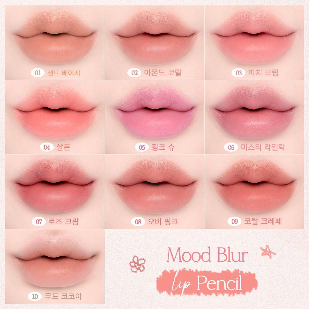 Son Viền Môi Dasique Mood Blur Lip Pencil - Kallos Vietnam