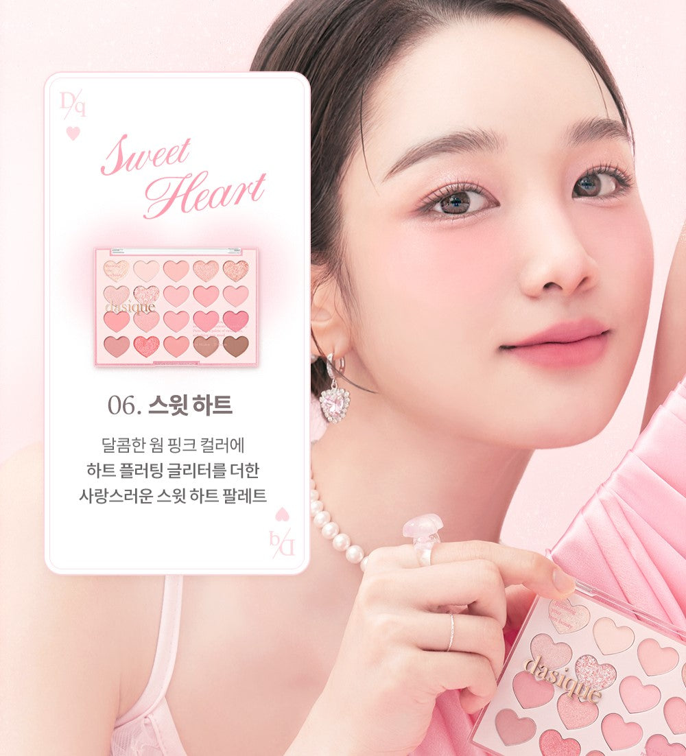 Phấn Mắt Dasique Mood Shadow Palette Sweet Heart Collection - Kallos Vietnam