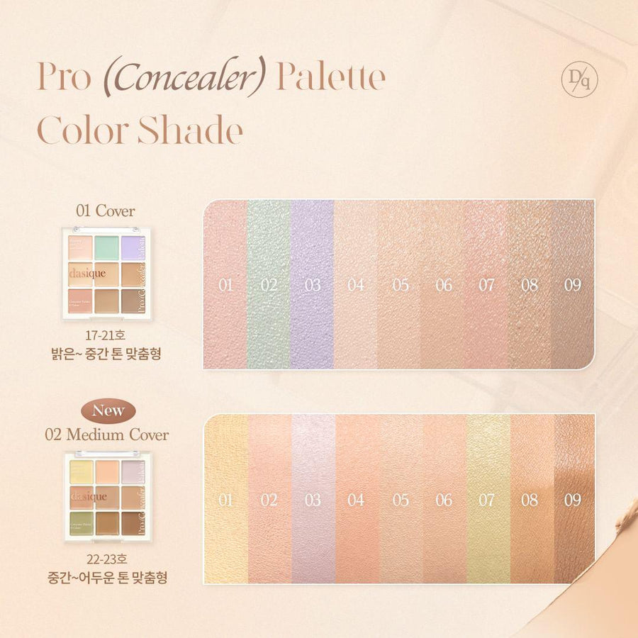 Che Khuyết Điểm Dasique Pro Concealer Palette - Kallos Vietnam