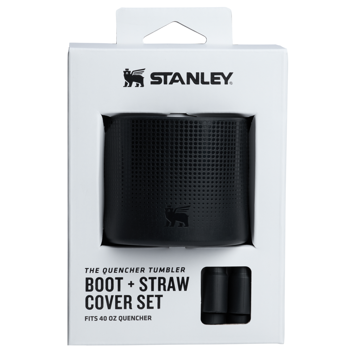 De Lot Binh Stanley Quencher Boot And Straw Cover Set #Black - Kallos Vietnam