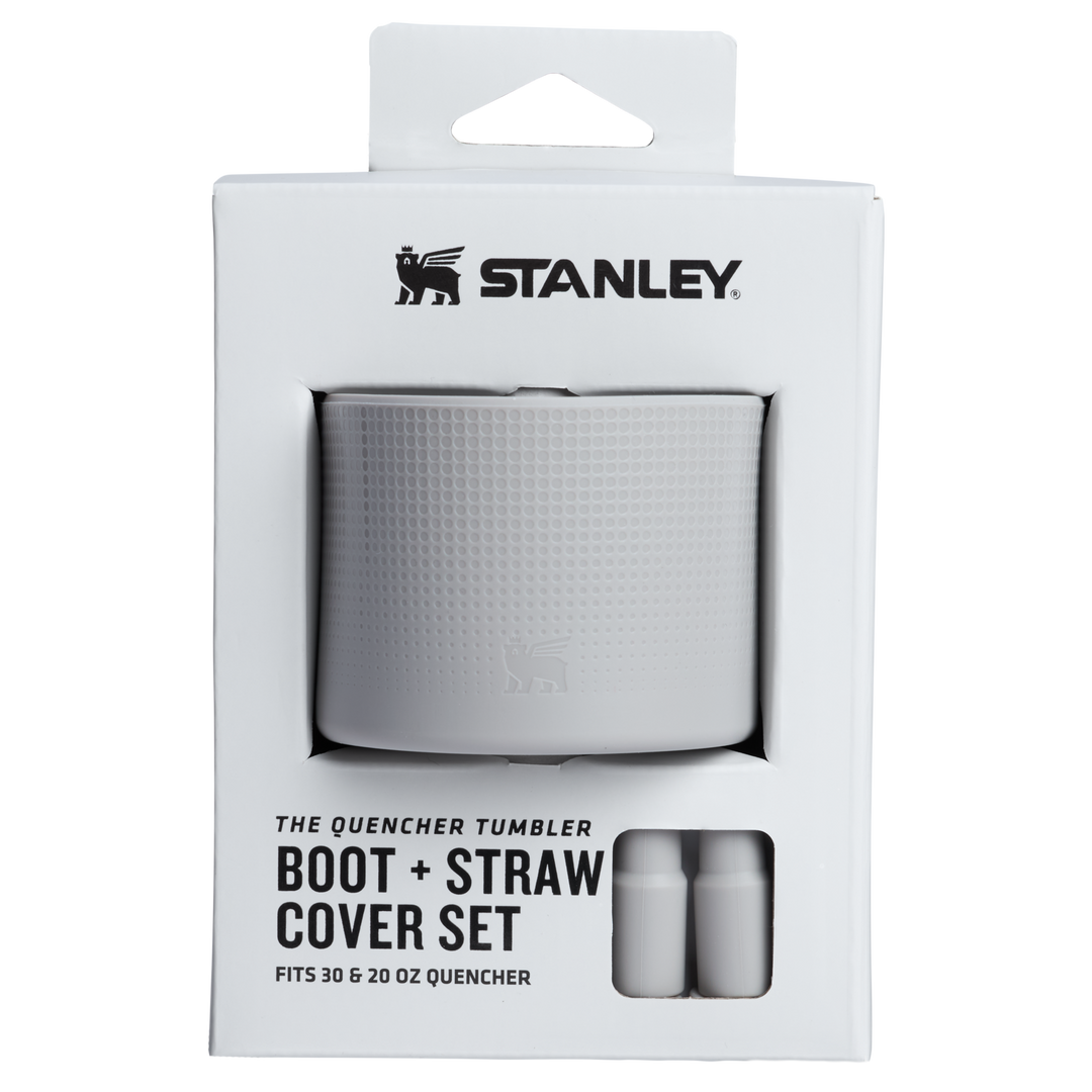 De Lot Binh Stanley Quencher Boot And Straw Cover Set #Pale Stone - Kallos Vietnam