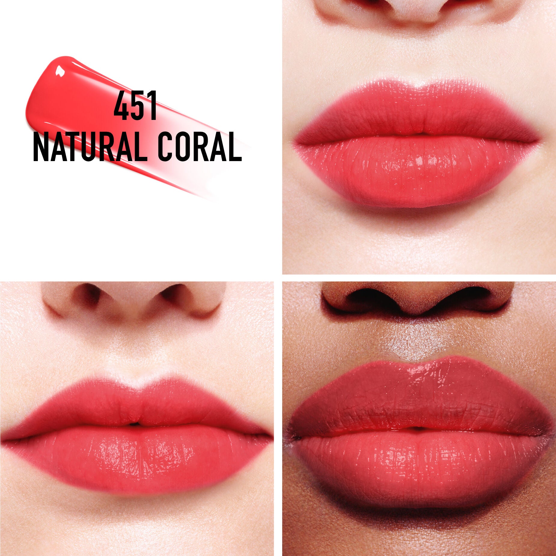 Son DIOR Addict Lip Tint #451 Natural Coral - Kallos Vietnam