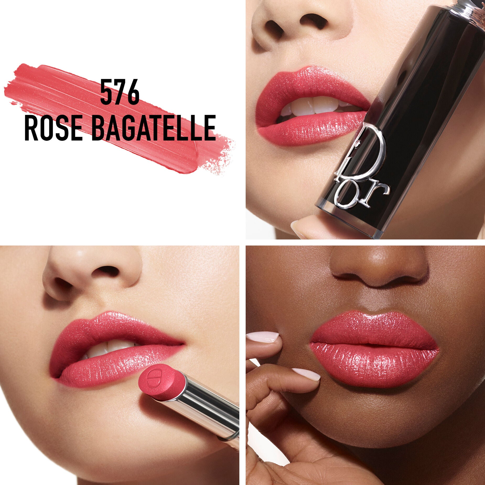 Son Dior Addict Lipstick #576 Rose Bagatelle - Kallos Vietnam
