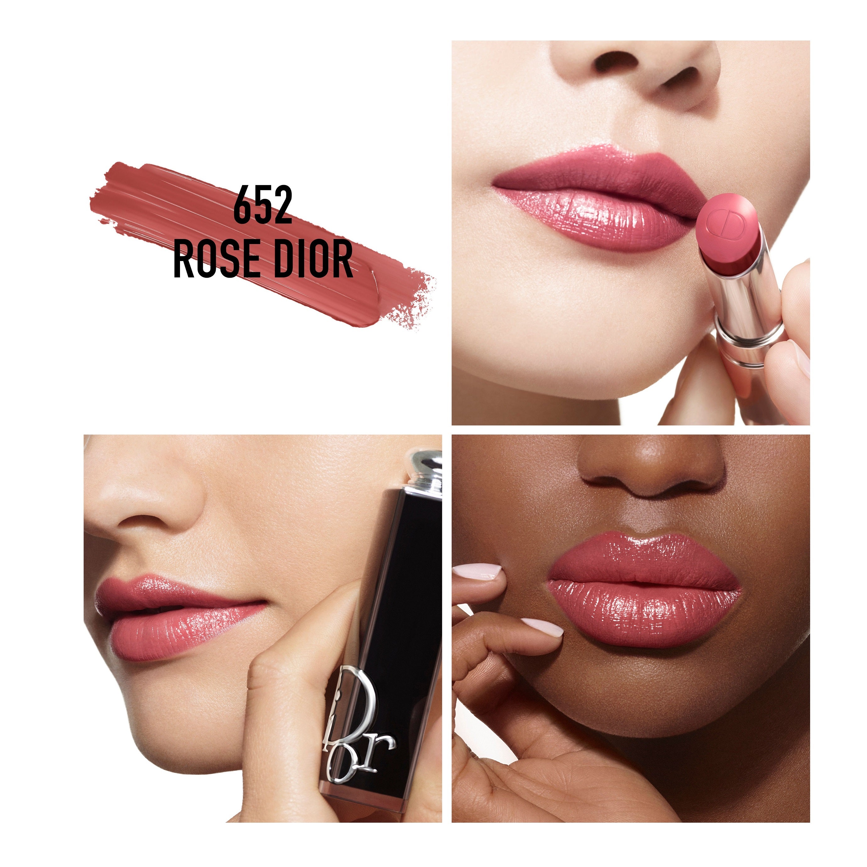 Son Dior Addict Lipstick #652 Rose Dior - Kallos Vietnam