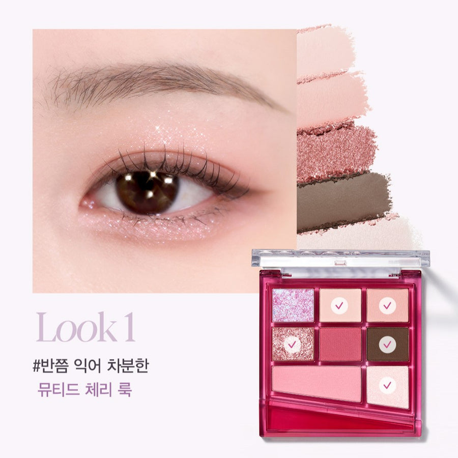 Phấn Mắt Espoir Real Eye Palette All New Hushed Cherry - Kallos Vietnam