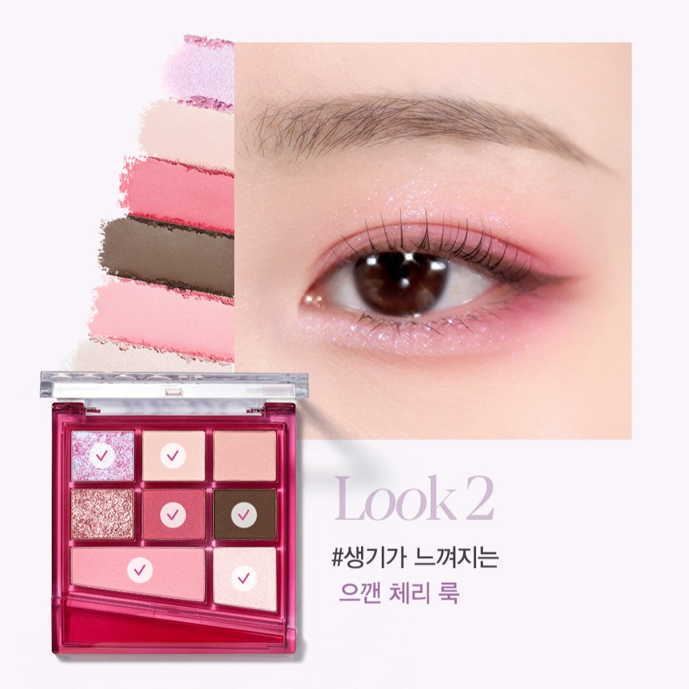 Phấn Mắt Espoir Real Eye Palette All New Hushed Cherry - Kallos Vietnam